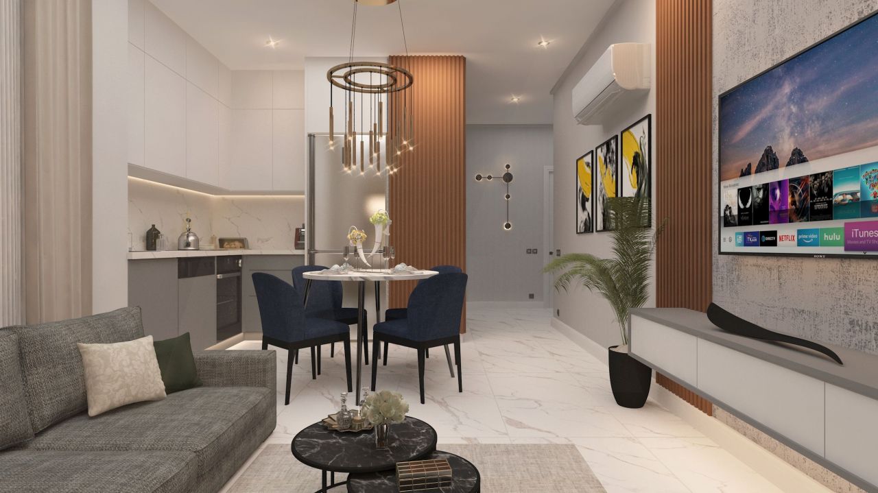 Квартира в Алании, Турция, 48 м² - фото 6