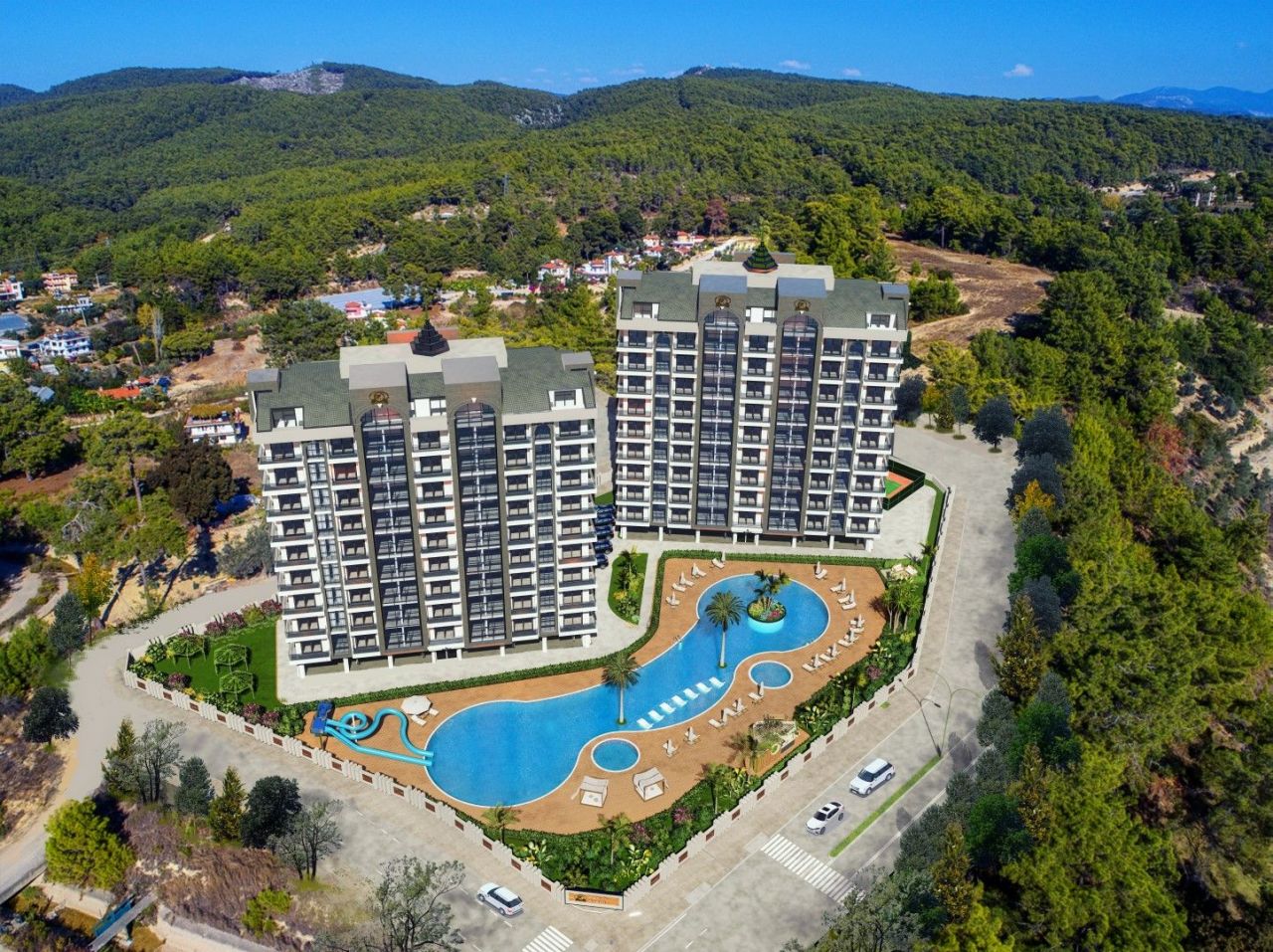 Квартира в Авсалларе, Турция, 46 м² - фото 1
