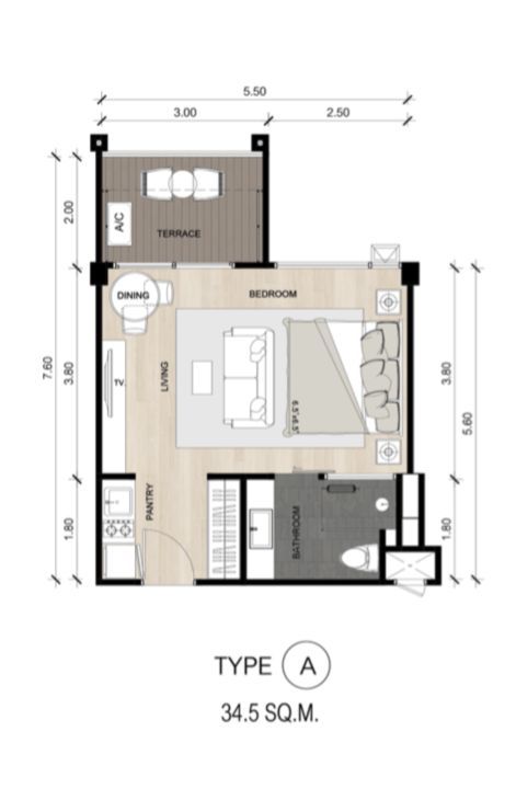 Апартаменты на Пхукете, Таиланд, 34.97 м² - фото 18