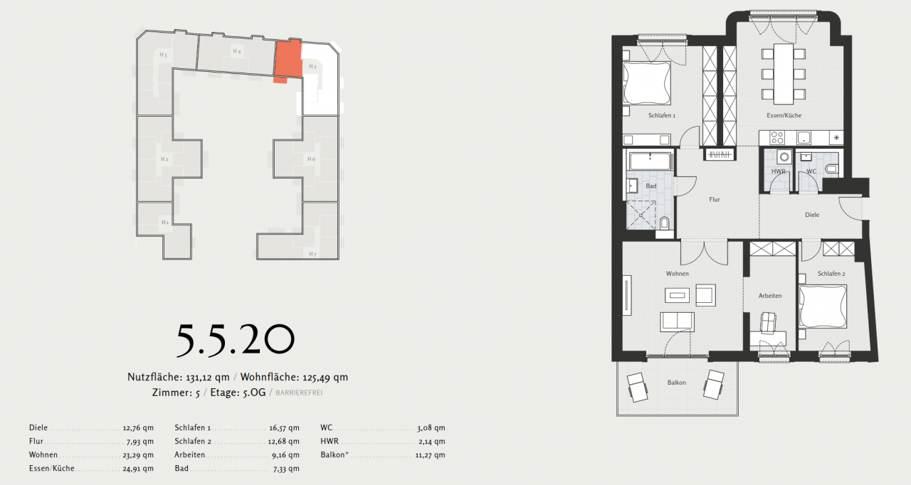 Квартира в Берлине, Германия, 131.12 м² - фото 11