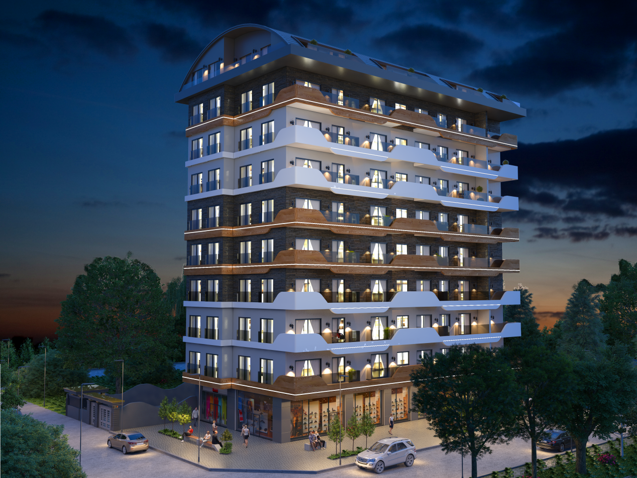 Апартаменты в Алании, Турция, 55 м² - фото 2