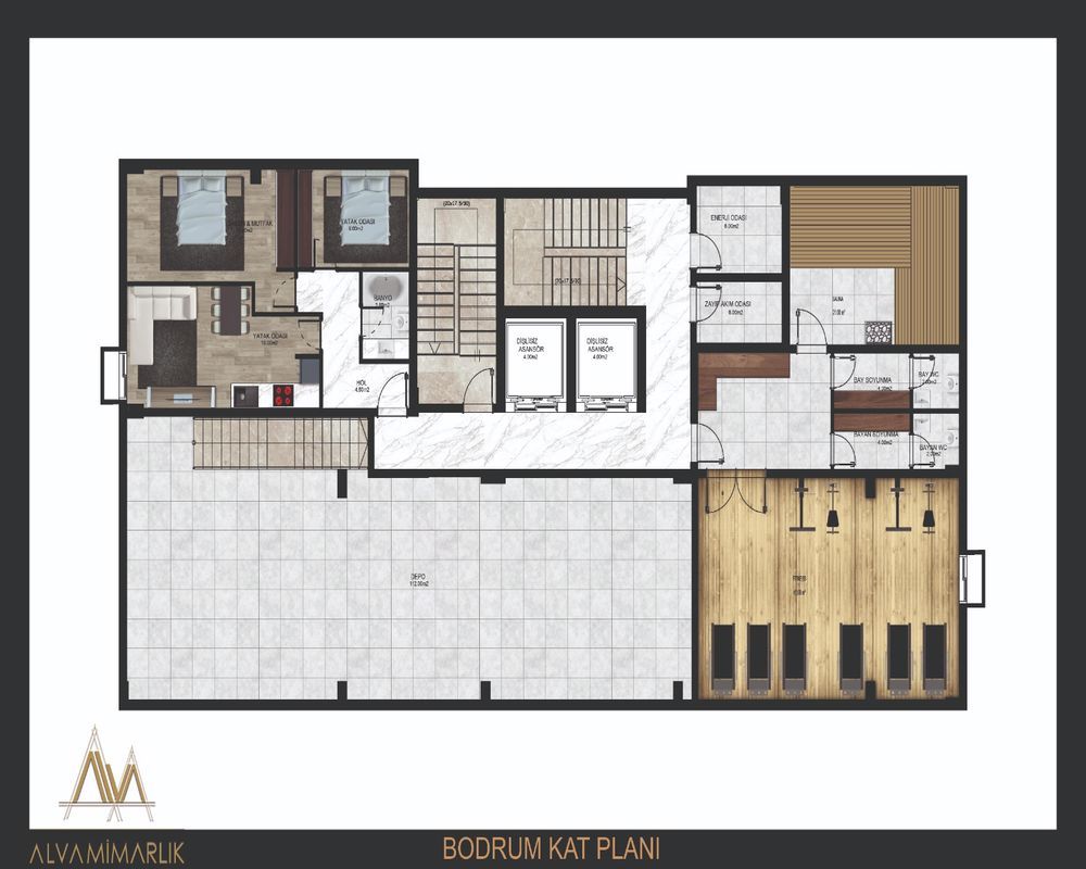 Апартаменты в Алании, Турция, 55 м² - фото 3