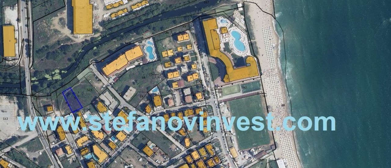 Земля в Обзоре, Болгария, 1 100 м² - фото 5