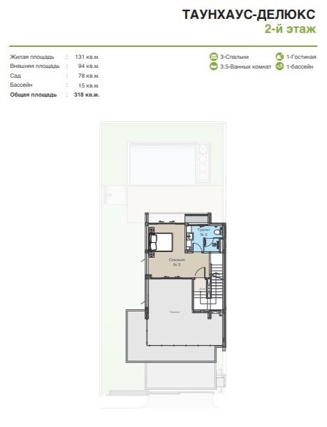 Таунхаус на острове Пхукет, Таиланд, 240 м² - фото 8