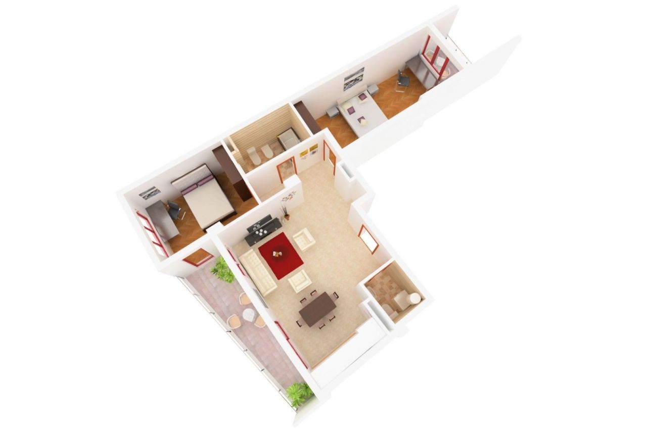 Квартира в Бечичи, Черногория, 88 м² - фото 10