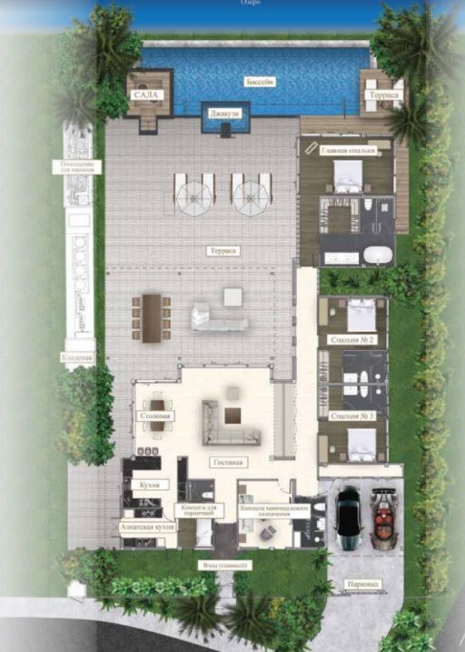 Вилла на острове Пхукет, Таиланд, 514 м² - фото 11