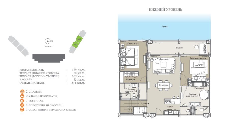 Пентхаус на острове Пхукет, Таиланд, 120 м² - фото 10