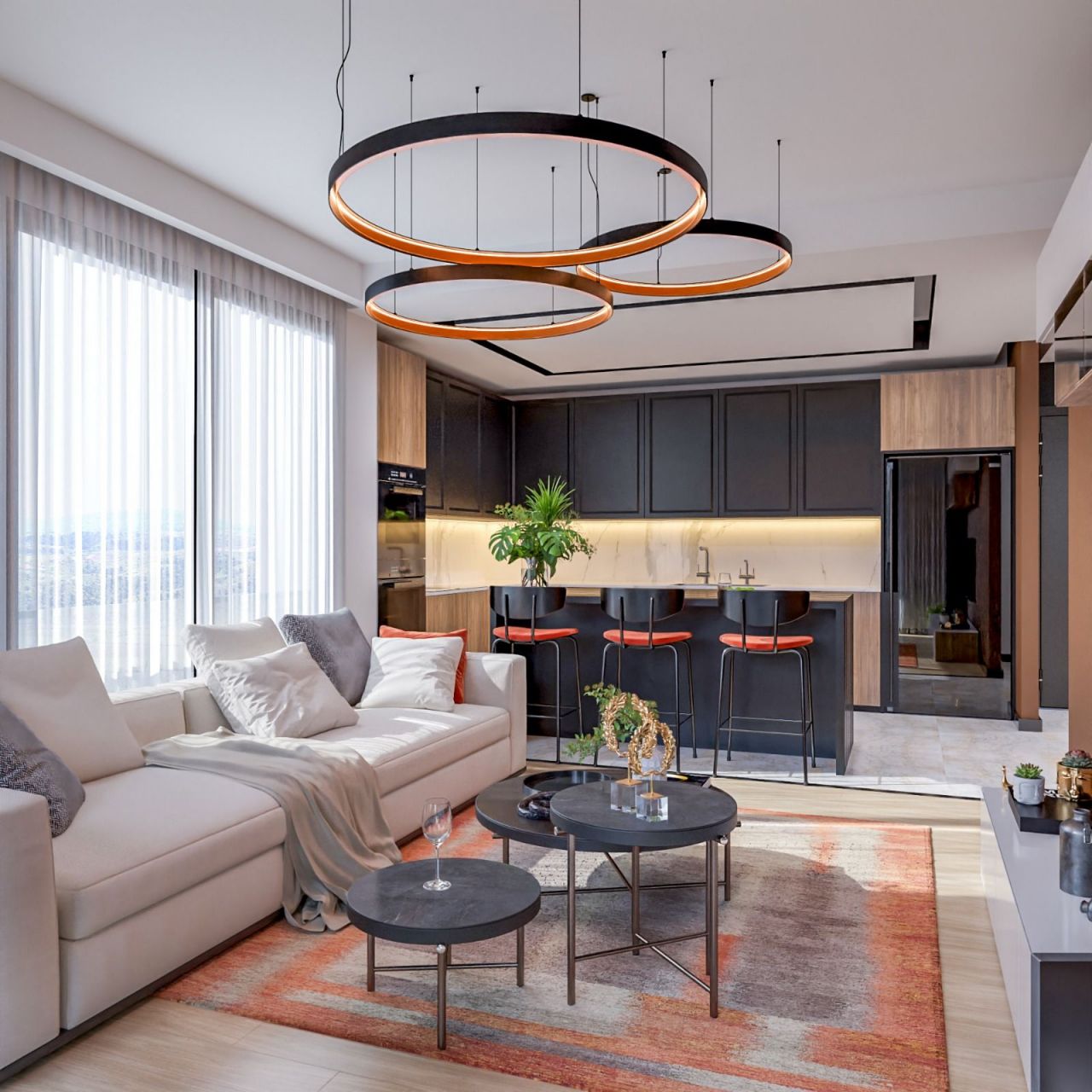Квартира в Мерсине, Турция, 65 м² - фото 1