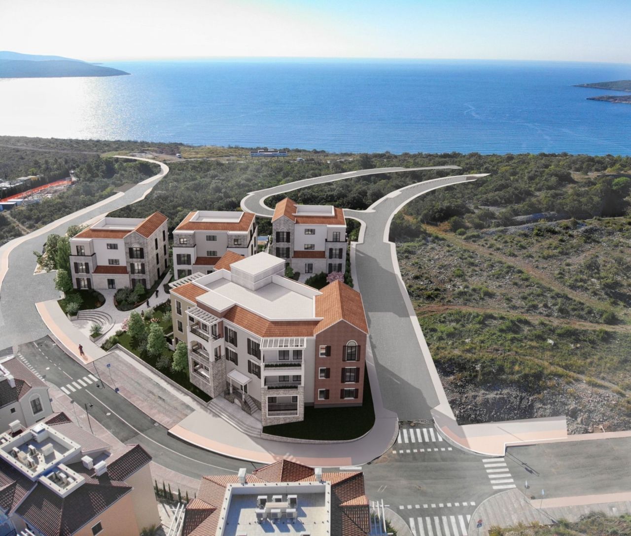 Апартаменты на полуострове Луштица, Черногория, 40.65 м² - фото 3