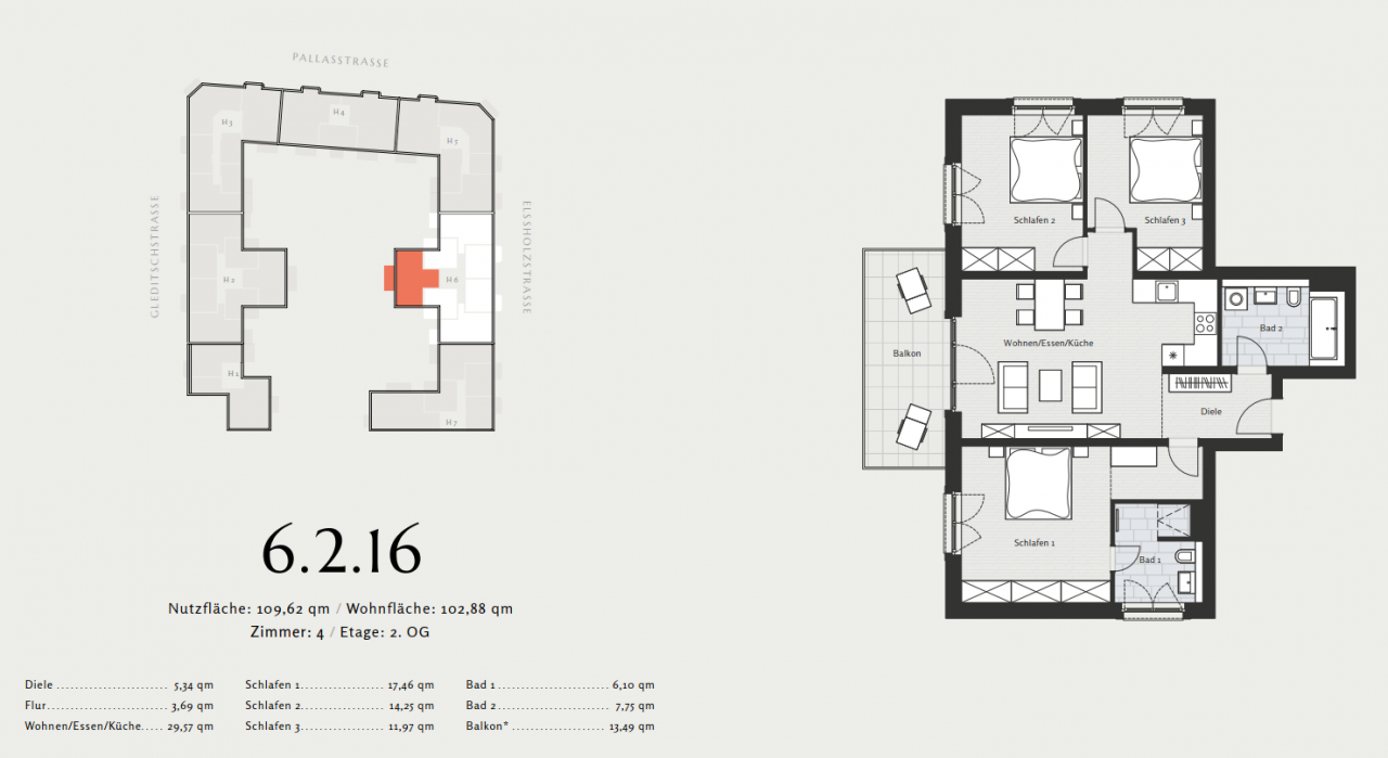 Квартира в Берлине, Германия, 103.33 м² - фото 17