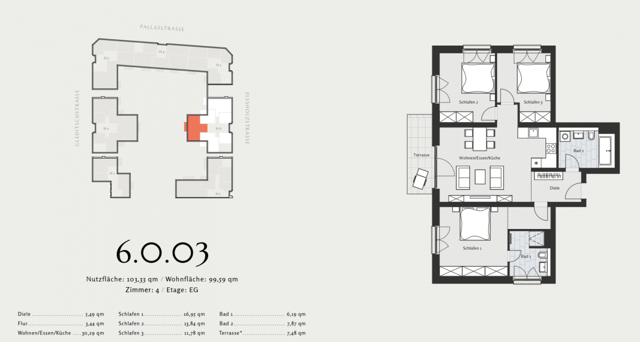 Квартира в Берлине, Германия, 103.33 м² - фото 15