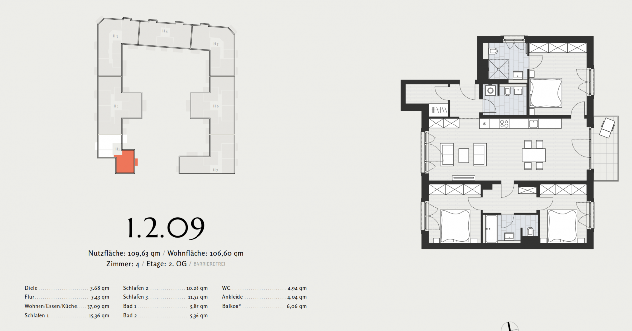 Квартира в Берлине, Германия, 103.33 м² - фото 14