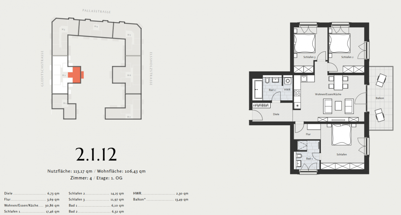 Квартира в Берлине, Германия, 103.33 м² - фото 11