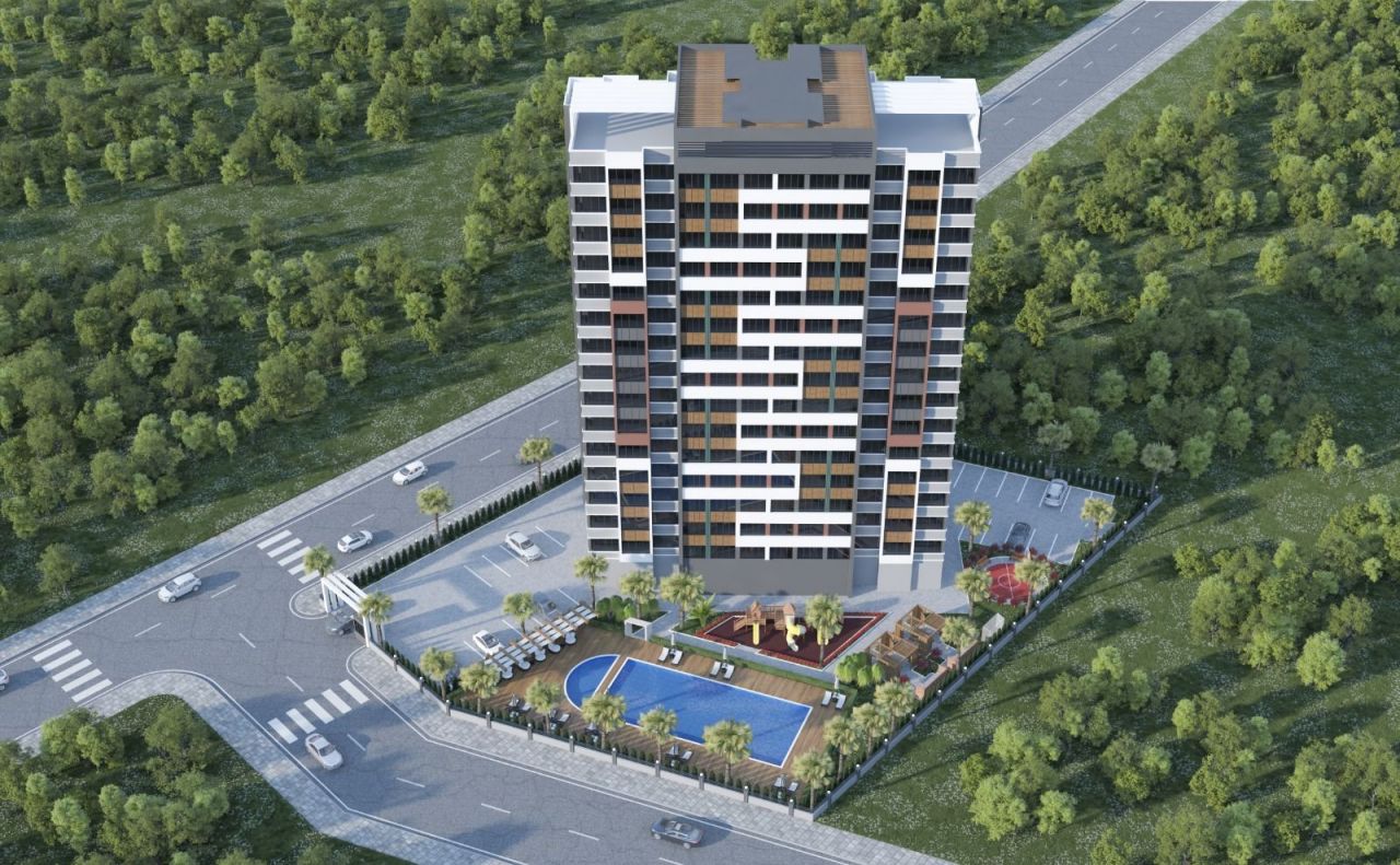 Квартира в Мерсине, Турция, 60 м² - фото 1