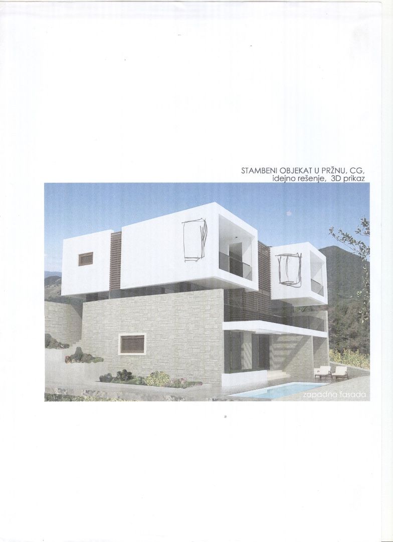 Земля в Пржно, Черногория, 1 200 м² - фото 3