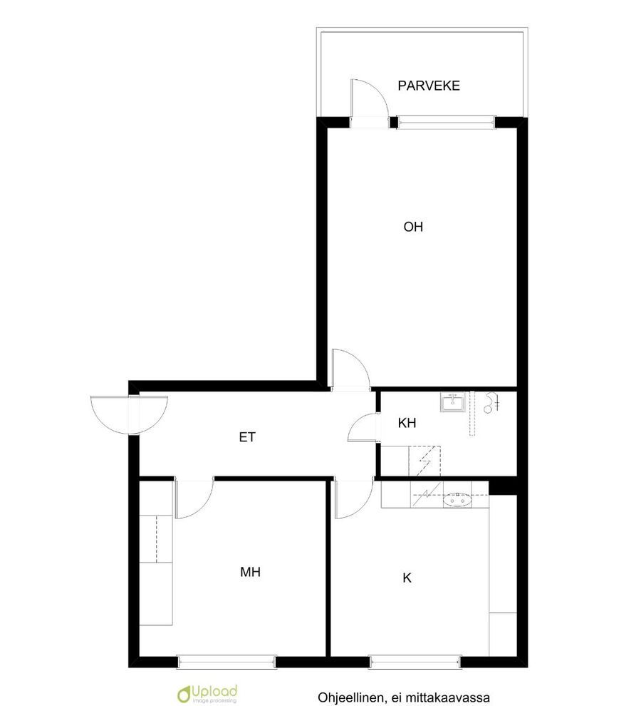 Квартира в Кеуру, Финляндия, 61.5 м² - фото 2