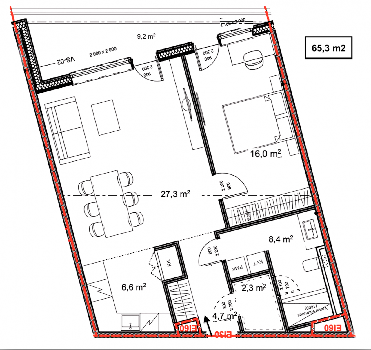 Квартира в Таллине, Эстония, 65.3 м² - фото 8