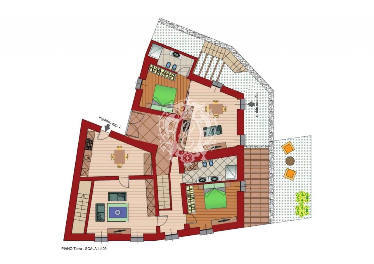 Таунхаус в Нессо, Италия, 500 м² - фото 2
