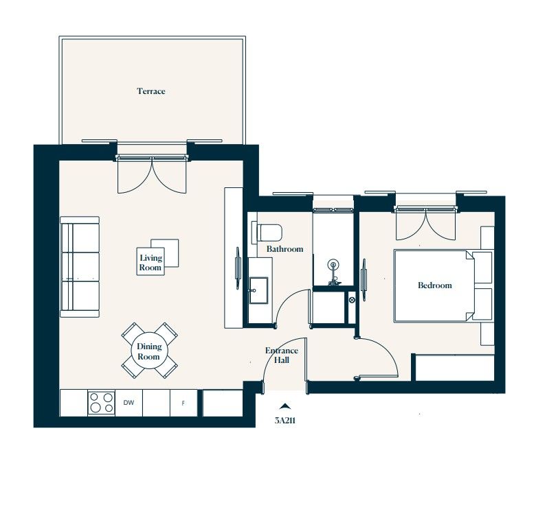 Апартаменты на полуострове Луштица, Черногория, 51.86 м² - фото 10