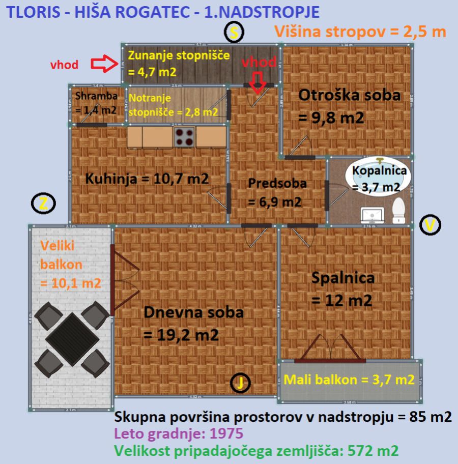 Дом в Рогатеце, Словения, 149.3 м² - фото 8