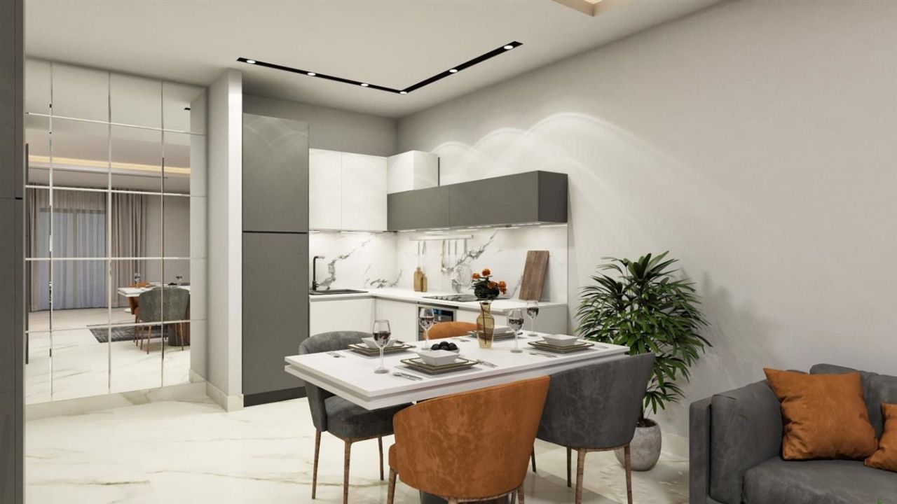 Апартаменты в Алании, Турция, 53.5 м² - фото 8