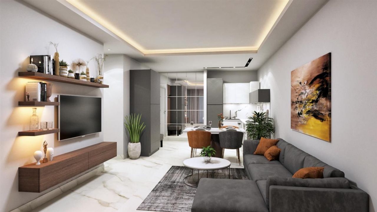 Апартаменты в Алании, Турция, 53.5 м² - фото 7