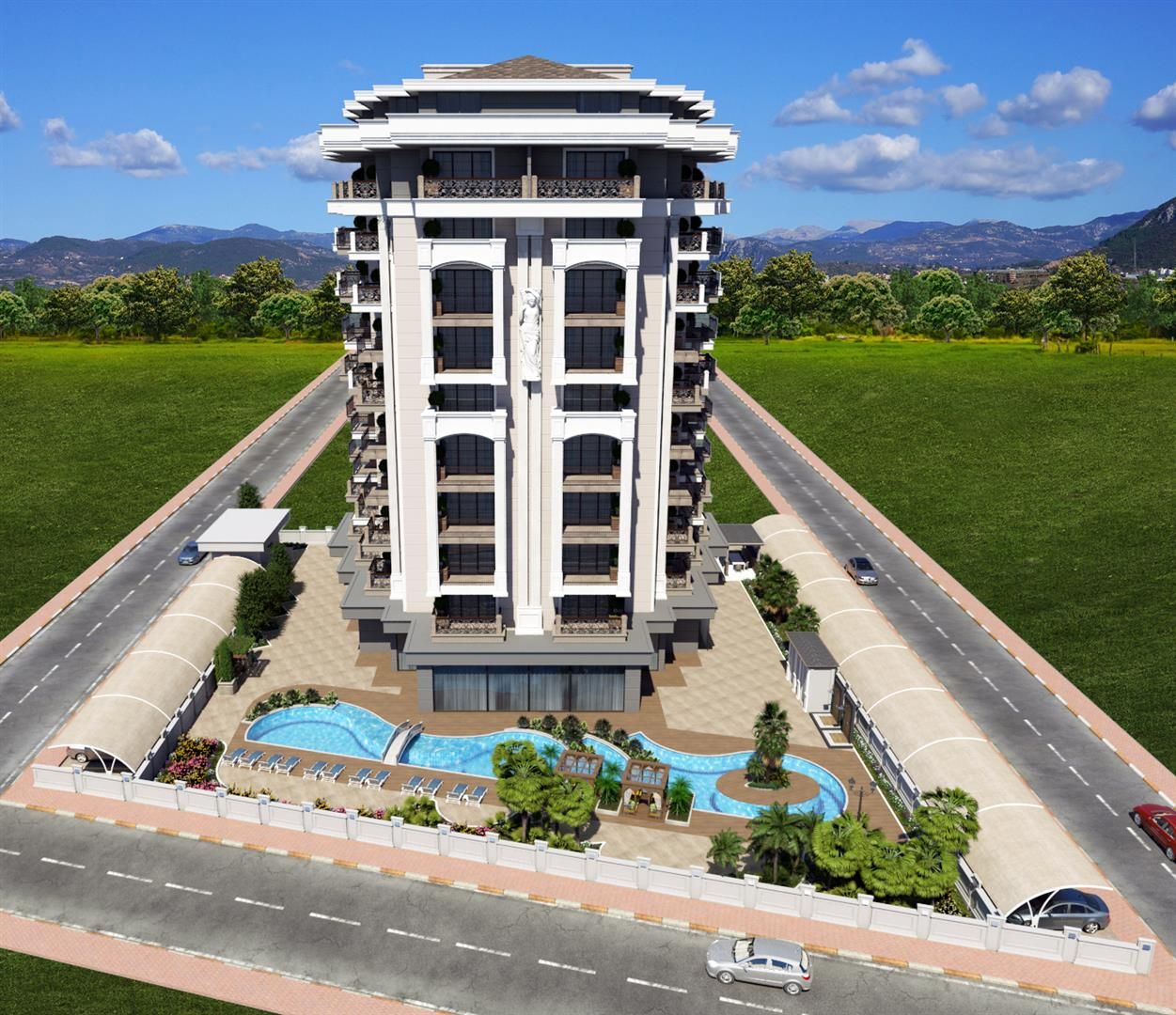 Апартаменты в Алании, Турция, 53.5 м² - фото 2