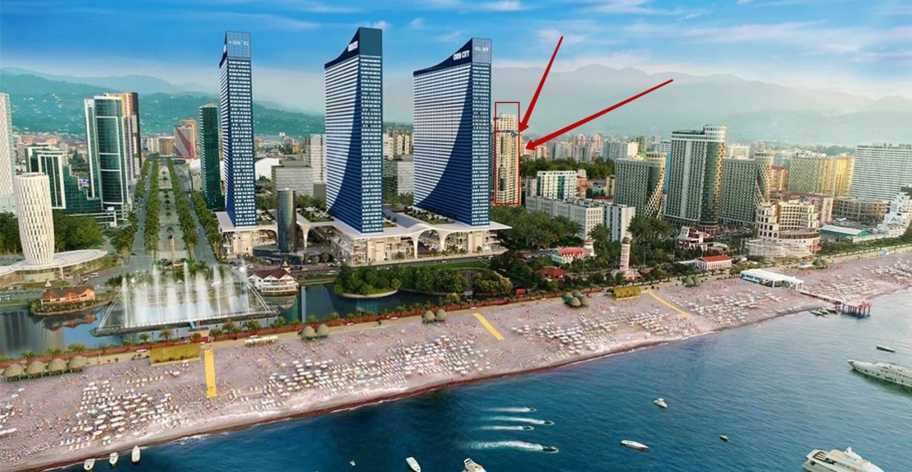Студия в Батуми, Грузия, 34.79 м² - фото 1