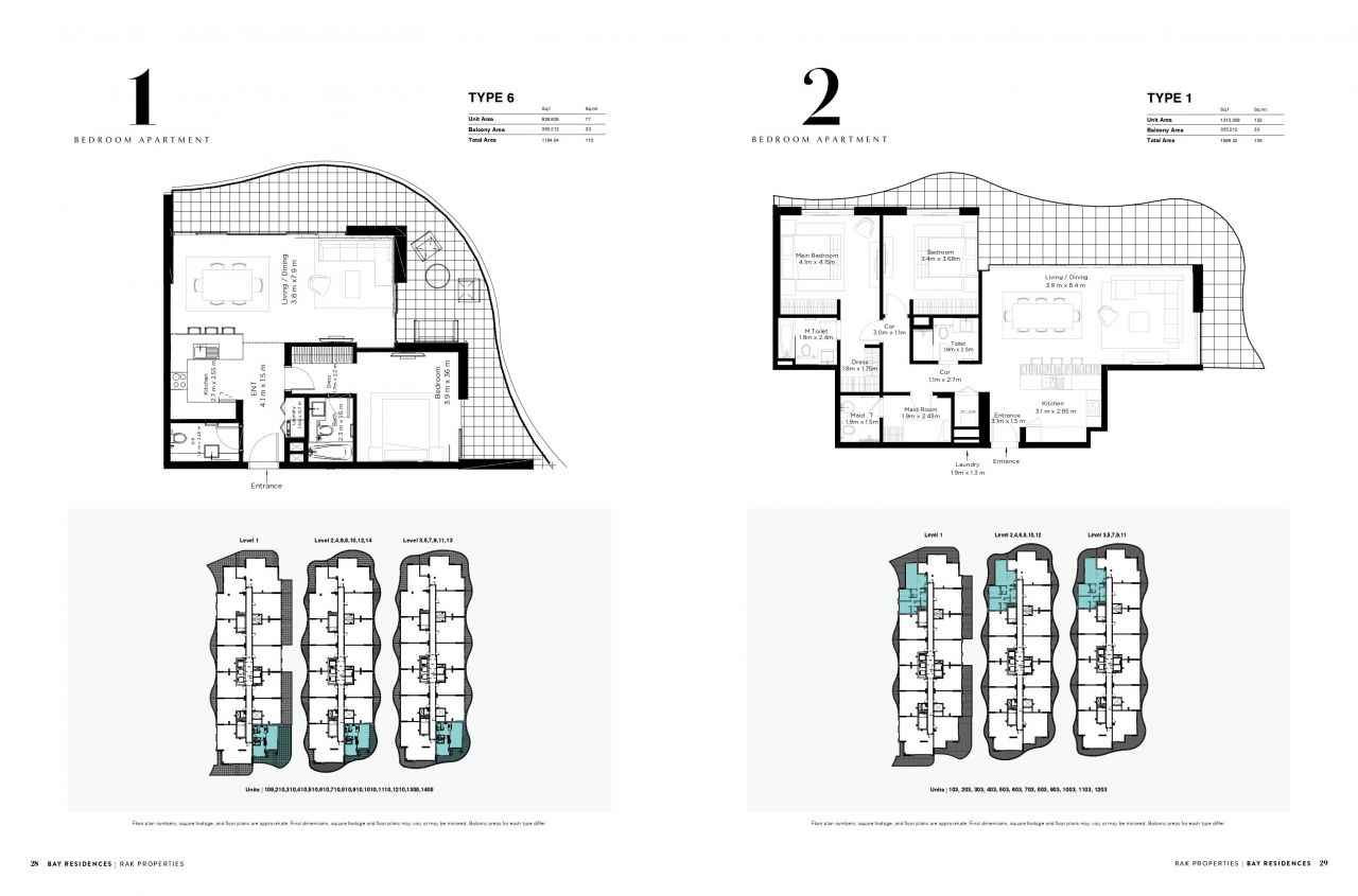 Апартаменты в Рас-эль-Хайме, ОАЭ, 100 м² - фото 6