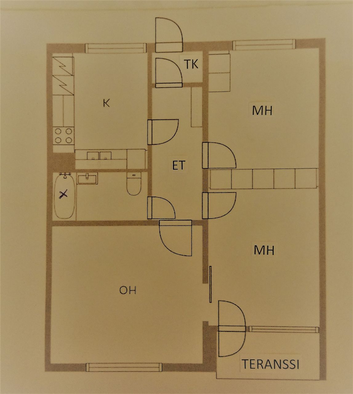 Квартира в Иисалми, Финляндия, 69.5 м² - фото 2