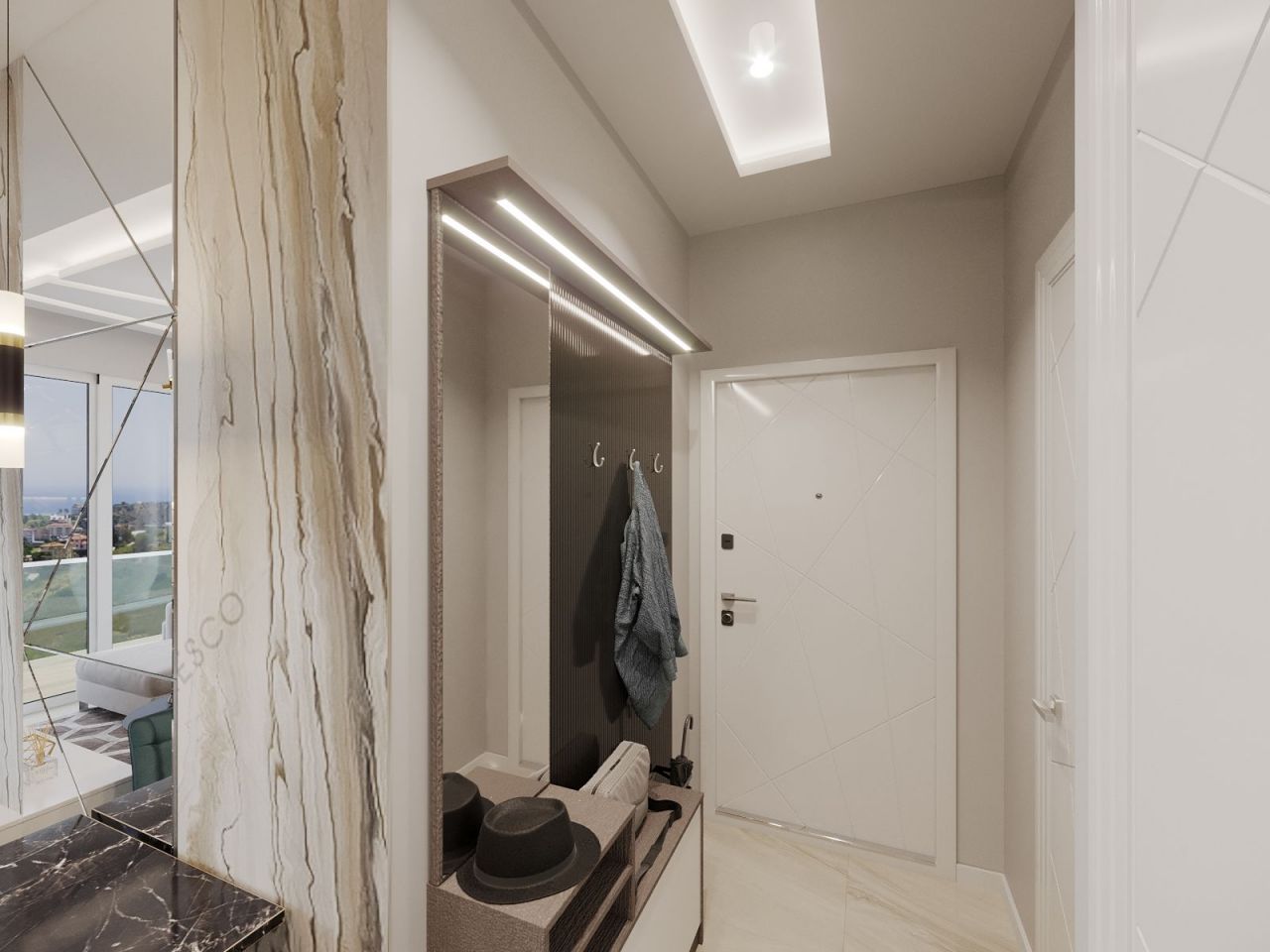 Квартира в Алании, Турция, 40 м² - фото 11