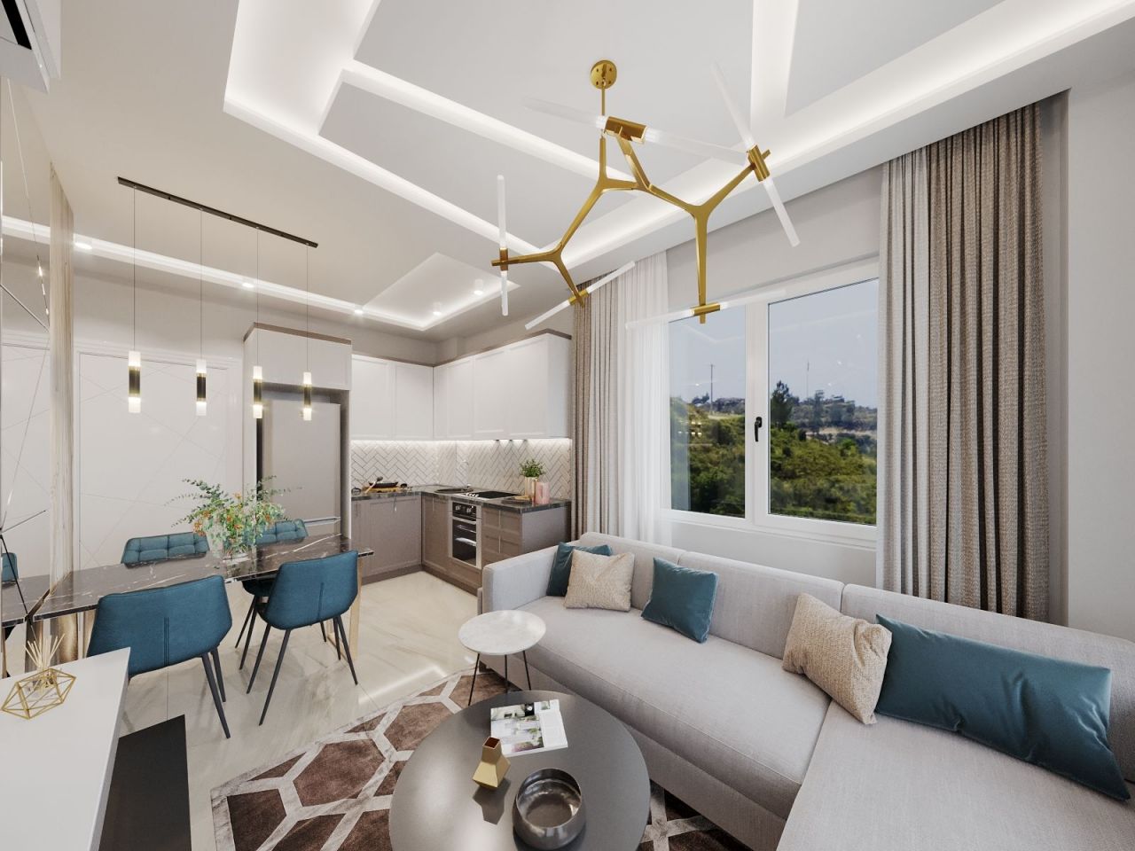 Квартира в Алании, Турция, 40 м² - фото 5