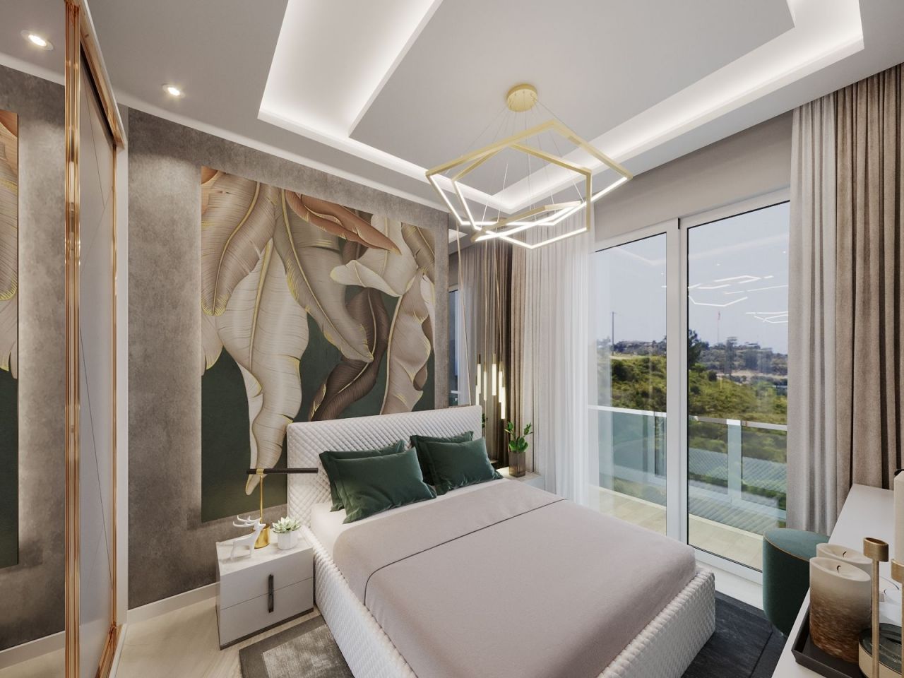 Квартира в Алании, Турция, 40 м² - фото 10