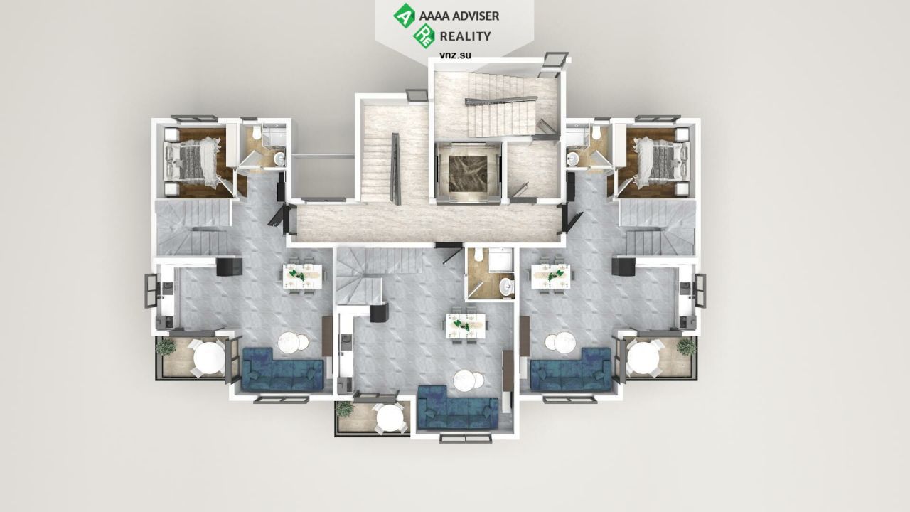 Пентхаус в Алании, Турция, 126 м² - фото 1