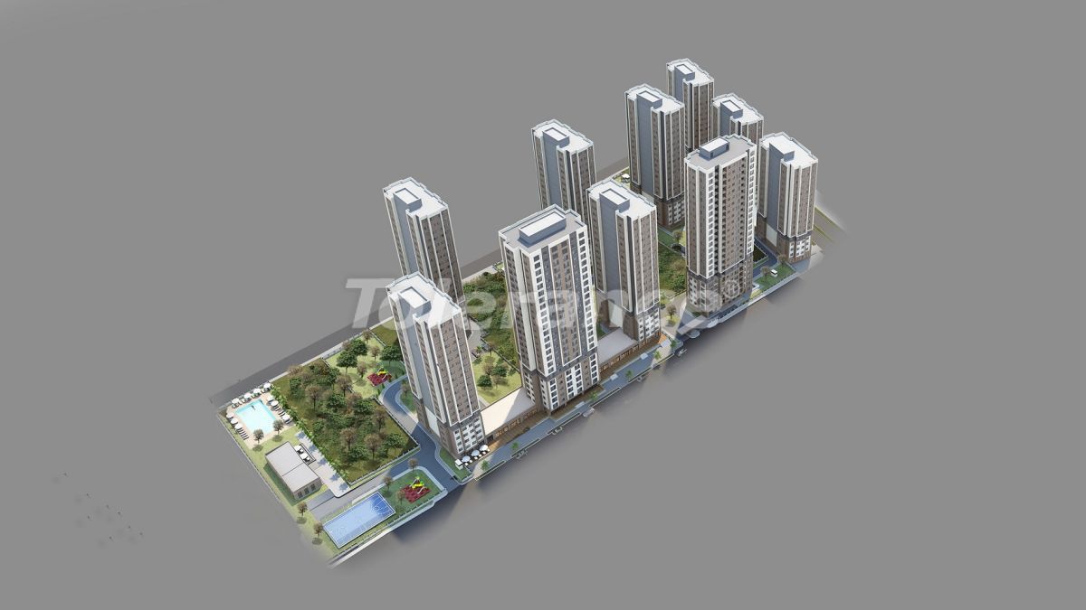 Апартаменты в Картале, Турция, 54 м² - фото 12