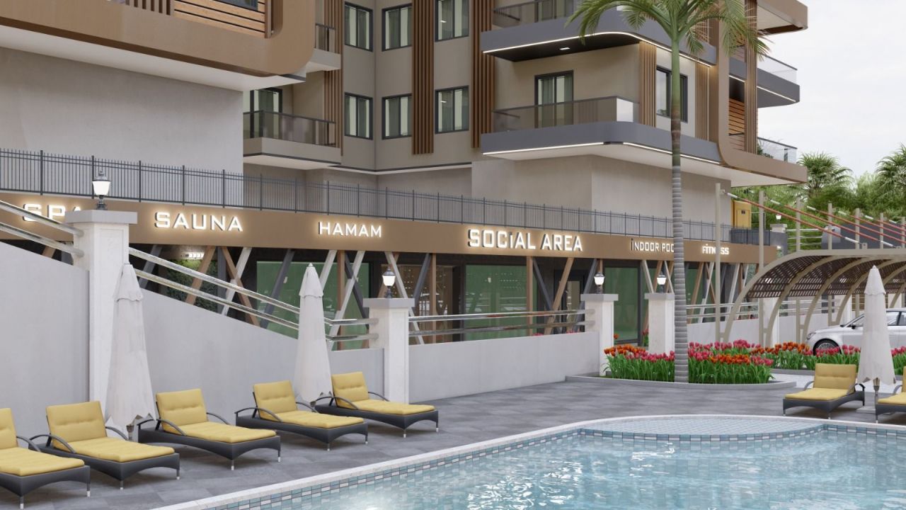 Квартира в Алании, Турция, 72 м² - фото 12