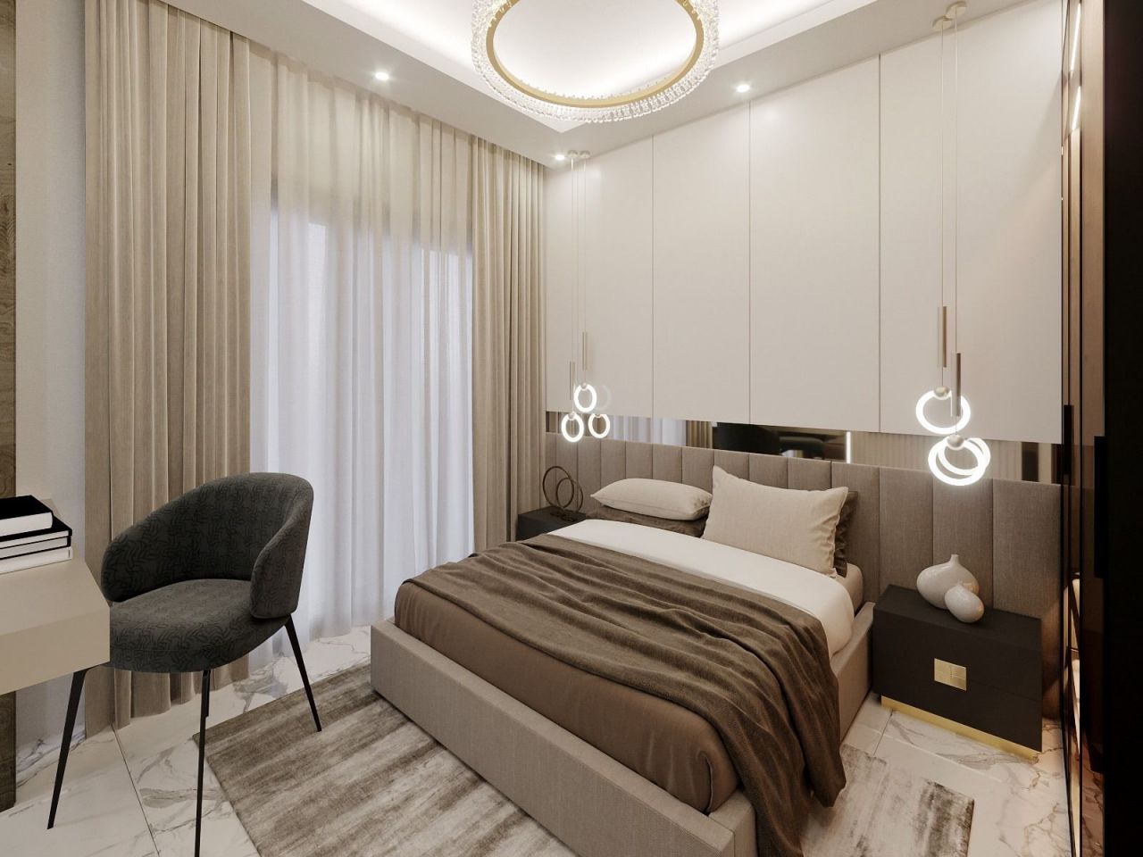 Квартира в Алании, Турция, 44 м² - фото 4