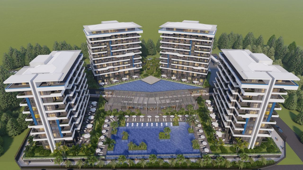 Квартира в Алании, Турция, 56 м2 - фото 1