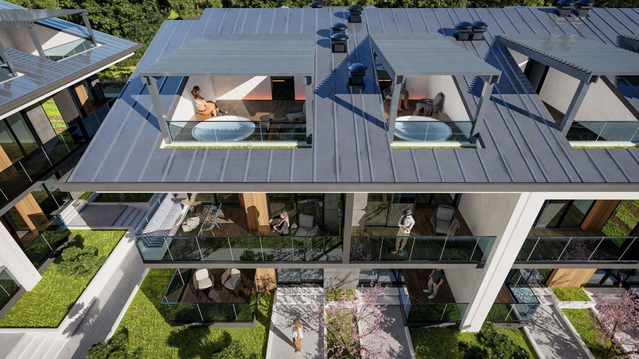 Апартаменты в Сиде, Турция, 50 м² - фото 10