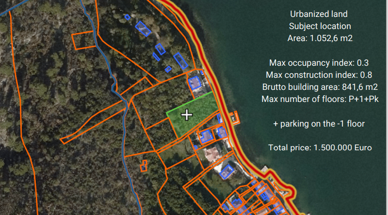 Земля в Муо, Черногория, 1 632 м² - фото 3