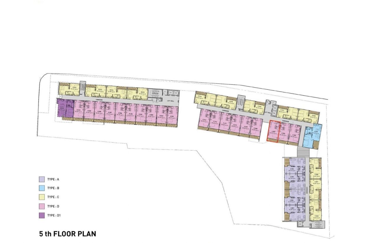 Квартира на острове Пхукет, Таиланд, 30.09 м² - фото 3