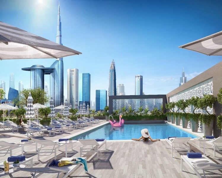 Отель, гостиница в Дубае, ОАЭ, 23 м² - фото 2