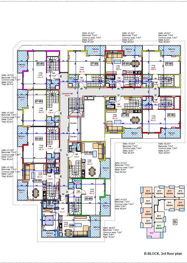 Пентхаус в Алании, Турция, 60 м² - фото 8