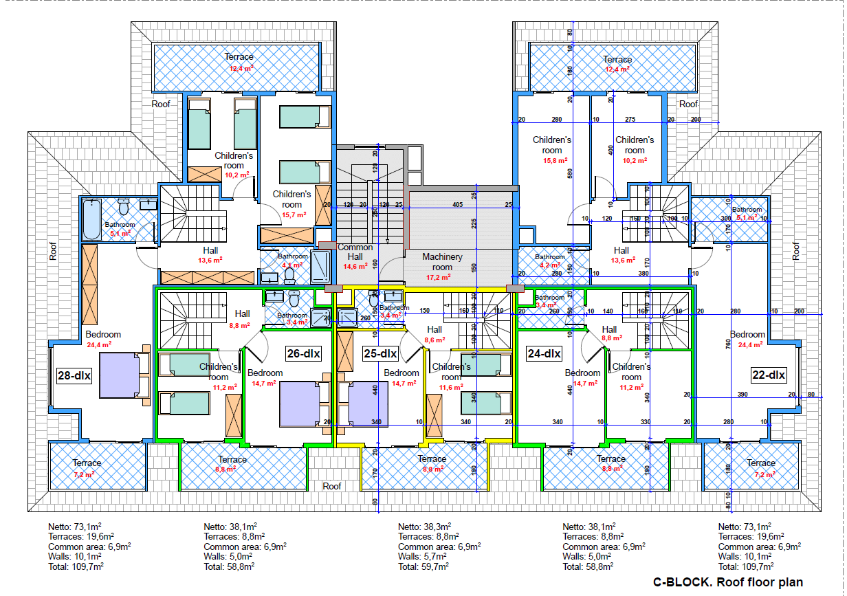 Пентхаус в Алании, Турция, 60 м² - фото 12