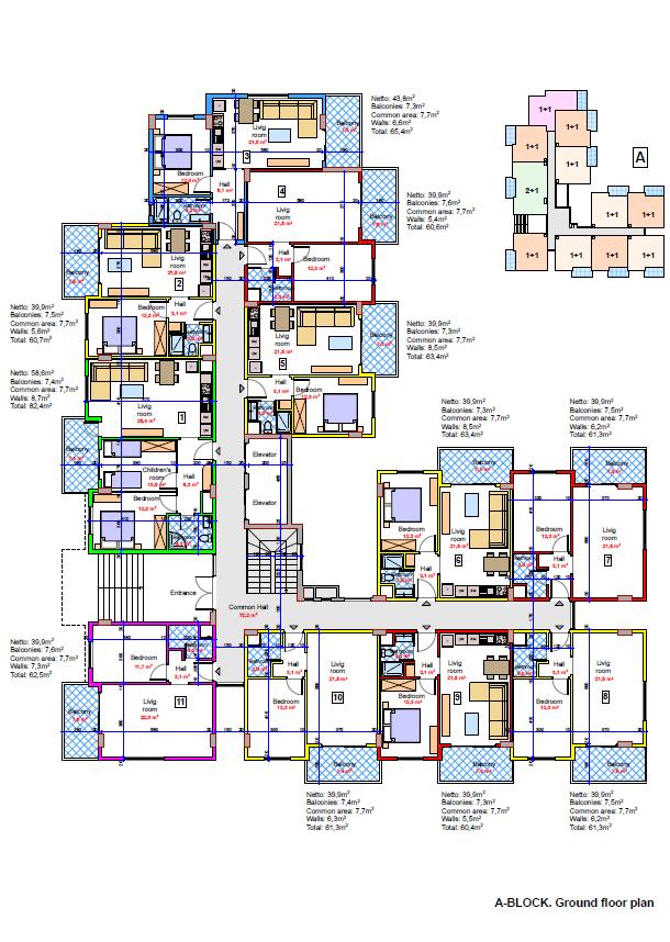 Пентхаус в Алании, Турция, 60 м² - фото 13