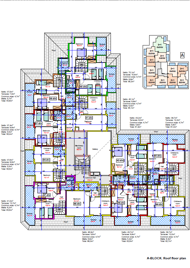 Пентхаус в Алании, Турция, 60 м² - фото 16