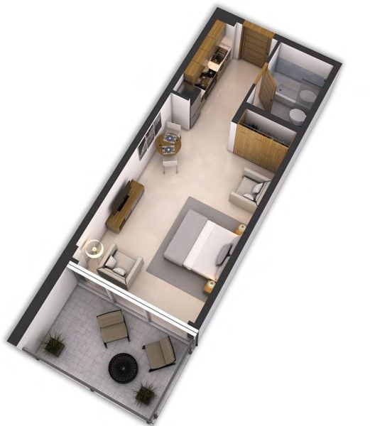 Квартира в Дубае, ОАЭ, 44 м² - фото 7