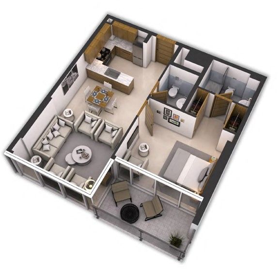 Квартира в Дубае, ОАЭ, 44 м² - фото 8