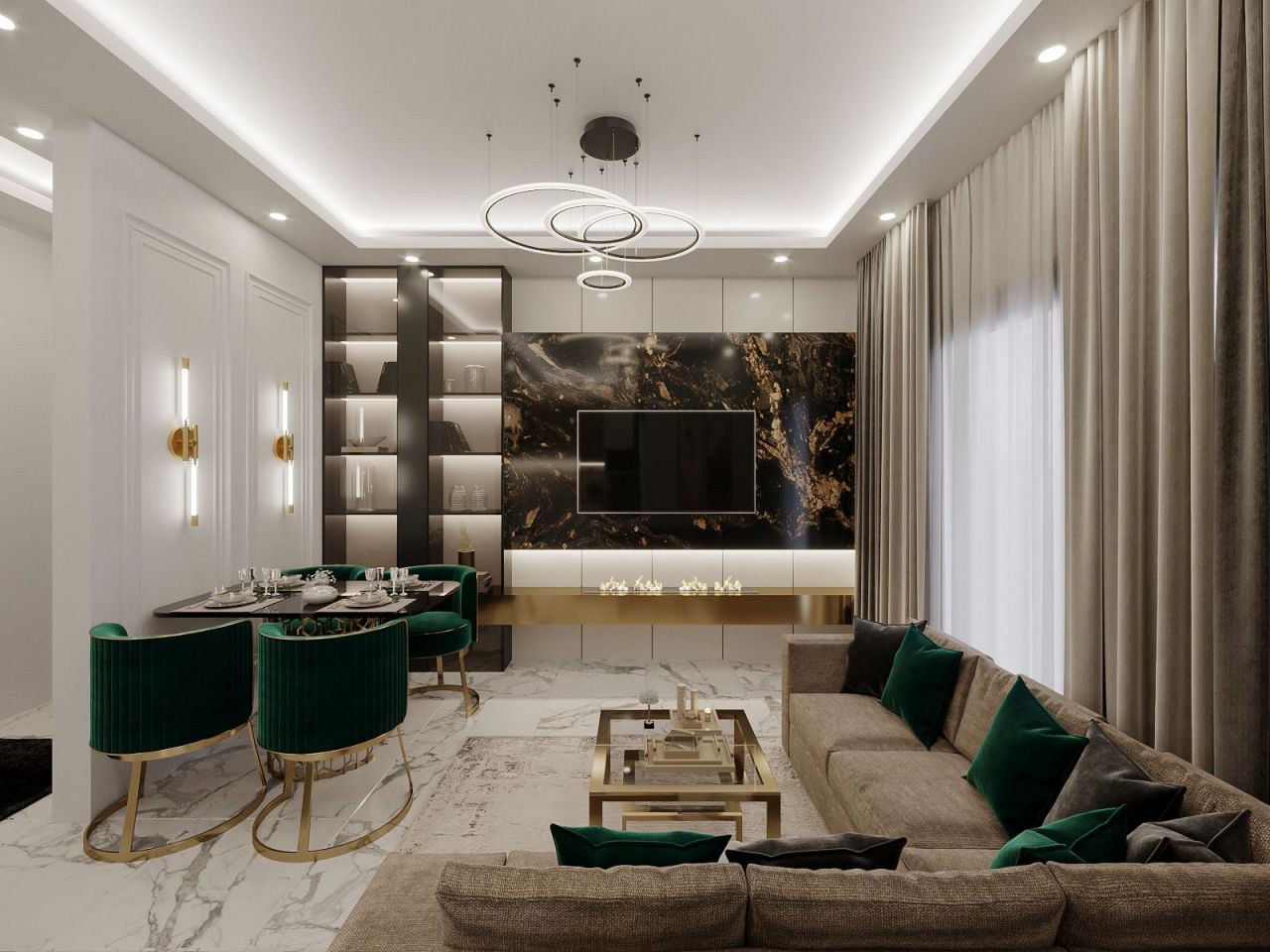 Квартира в Алании, Турция, 45 м² - фото 12