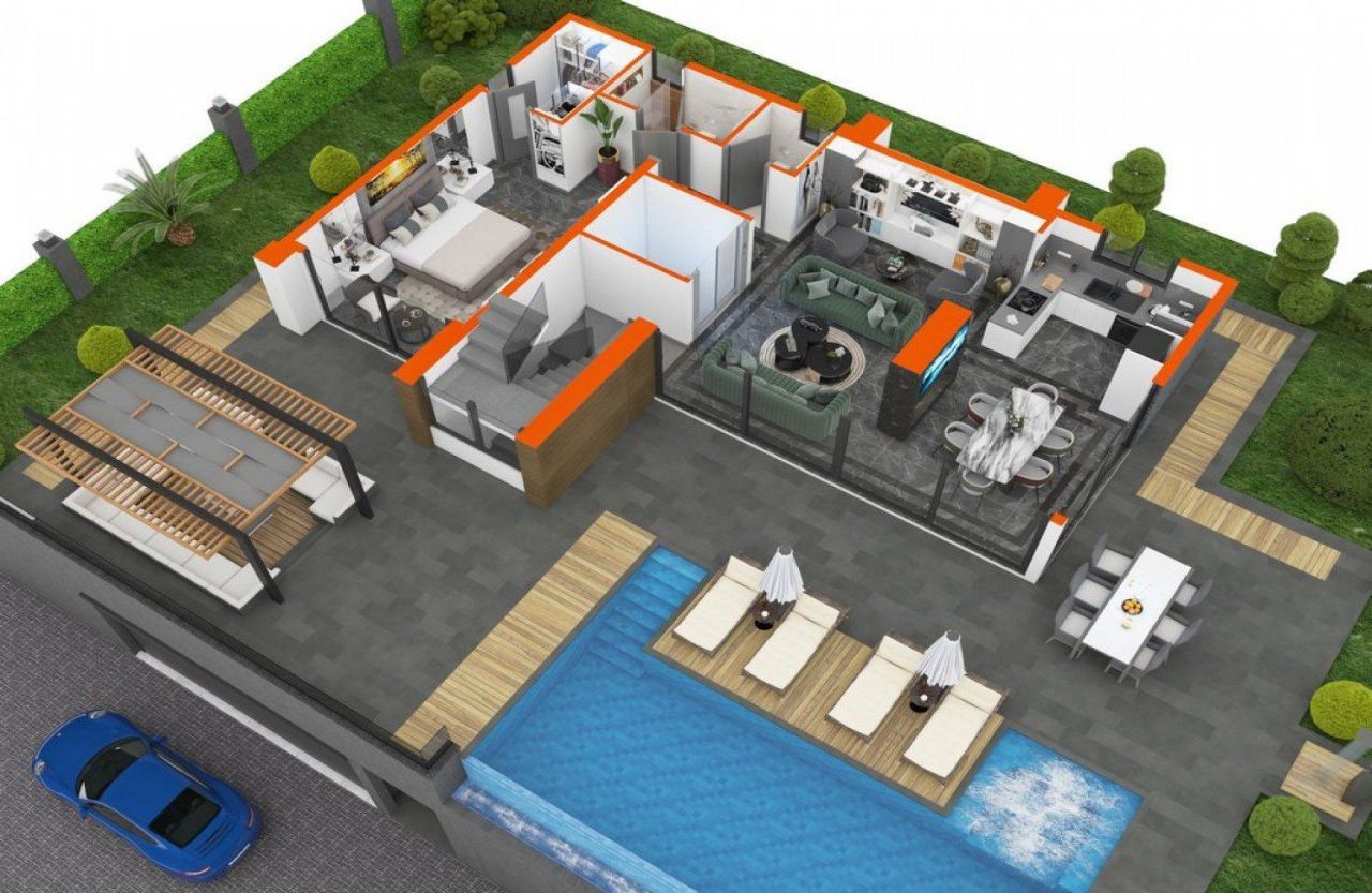 Вилла в Алании, Турция, 364 м² - фото 16